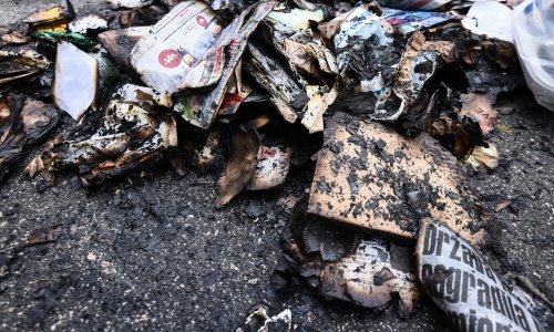 Kod Kraljevice u potpunosti izgorjelo više od stotinu kontejnera za otpad