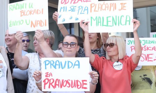 Sudski službenici i dalje u štrajku, stanje u pravosuđu komentirao i ministar