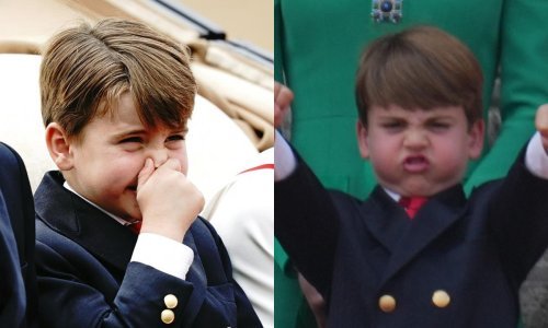 Princ Louis ni ovoga puta nije 'zakazao' pa je već u kočiji počeo s glupiranjima
