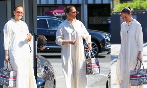 Ljetni stajling Jennifer Lopez: Udobna haljina, hit torba i cipele koje izdužuju figuru