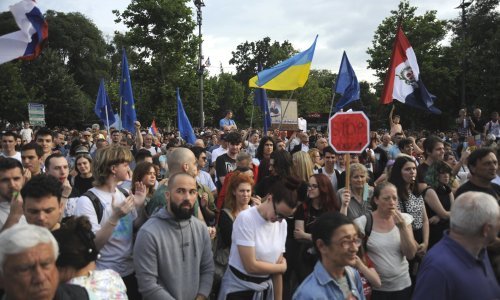 Blokadom autoceste završen 11. građanski prosvjed 'Srbija protiv nasilja'