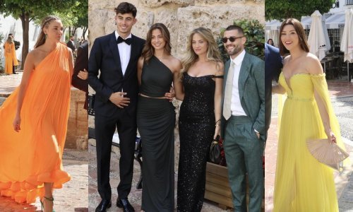 Odlični stajlinzi na vjenčanju: Crna haljina uvijek je dobar izbor, a Izabel Kovačić ova stoji kao salivena