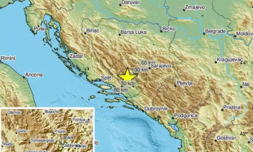 Potres opet zatresao Hercegovinu, jako se osjetio i u Makarskoj i Imotskom