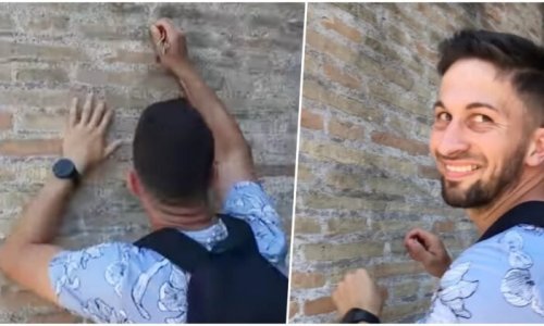 Italija traži Ivana koji je uklesao ime na Koloseumu, prijeti mu paprena kazna