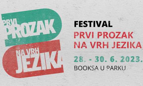 Festival Prvi prozak na vrh jezika održava se ispred Bookse, donosimo program