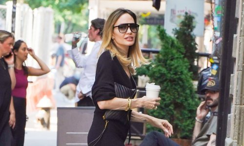 U crnom od glave do pete: Angelina Jolie servirala tihi luksuz na gradskim ulicama