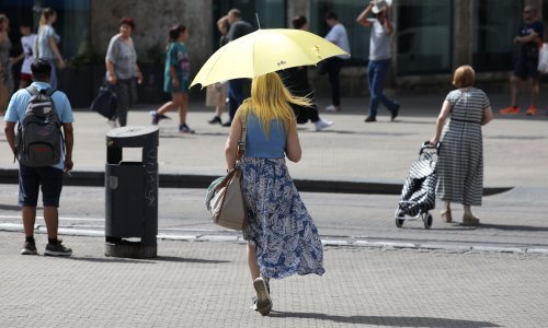 Danas još sunčano i vruće, a već popodne mjestimice pljuskovi i grmljavina