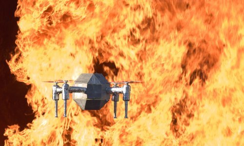 Ovaj neobični vatrogasni dron otporan je na vatru
