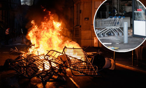 Strašni prizori s prosvjeda u Francuskoj; muškarac umro nakon pada sa supermarketa