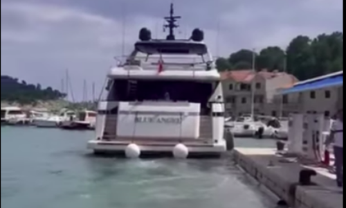 Talijanu koji je luksuznom jahtom izazvao lom u Makarskoj izdan prekršajni nalog