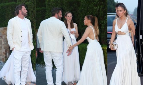 Kao na vjenčanju: Jennifer Lopez i Ben Affleck zablistali u bijelom
