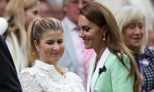 Izraz lica Federerove supruge zbog njegovog susreta s Kate Middleton govori više od riječi