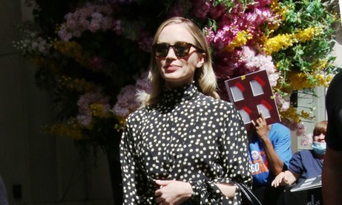 Točkasto izdanje Emily Blunt kao chic opcija za dnevne obaveze