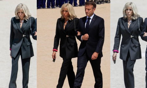 Prva dama Francuske ne odustupa od modne formule koja ju je proslavila