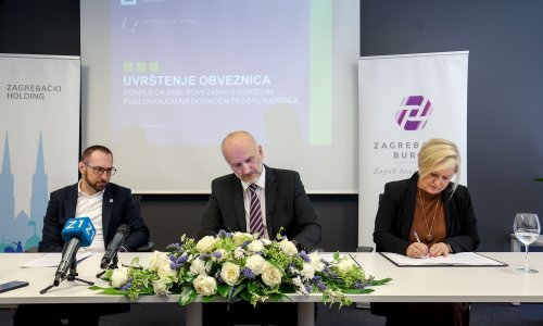Nova obveznica Zagrebačkog holdinga uvrštena na ZSE, vrijedna 305 milijuna eura