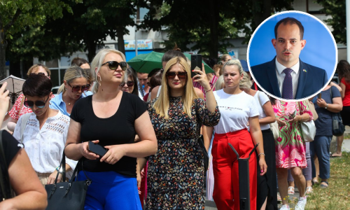 Štrajkaši pod prozorom Vlade, Malenica: Ucijenjeni smo!