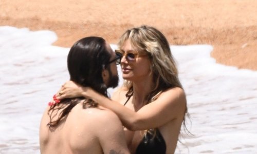 Strastveni poljupci i zagrljaji nasred plaže: Heidi Klum i Tom Kaulitz nisu marili za poglede