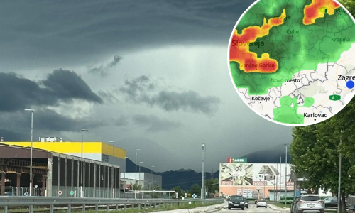 Kroz Sloveniju projurilo novo žestoko nevrijeme, već je stiglo i u Hrvatsku