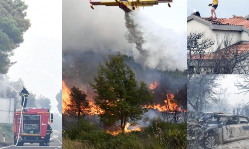 Apokaliptični prizori iz Grebaštice u slikama: Spaljeni auti, oštećene kuće, ozlijeđeni ljudi...