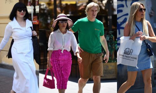 Ni nesnosne vrućine nisu spriječile poznate da prošeću zagrebačkom špicom