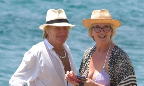Zaljubljeni kao prvog dana: Rod Stewart i Penny Lancaster uživaju u Marbelli