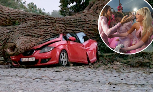 Oluja razorila susjedstvo: Ovo je nadrealna kulisa premijere filma Barbie