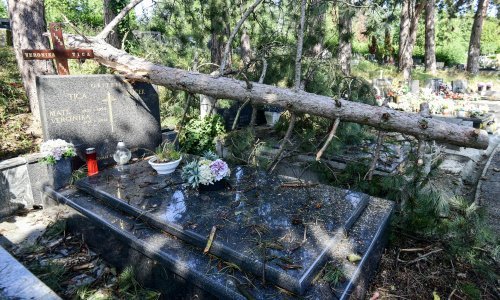 U nezapamćenoj oluji stradalo i zagrebačko groblje Mirogoj