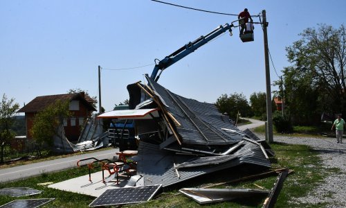 U Slavoniji bez struje još 4.700 korisnika, za četvrtinu manje nego u nedjelju