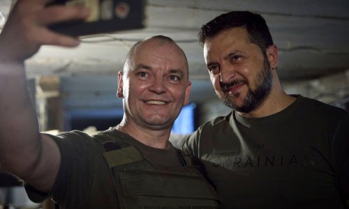 Zelenski posjetio bojišnicu blizu Bahmuta