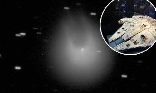 Ovaj komet gledat ćemo golim okom, a njegov trag podsjeća na poznati svemirski brod