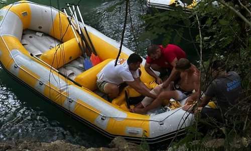 Incident na Cetini: HGSS i troje čuvara spasili ozlijeđenog vodiča rafting tura