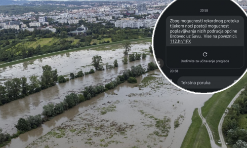 SRUUK poslao prvi SMS upozorenja stanovnicima kojima prijete poplave