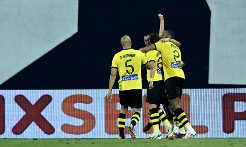 Po povratku u Atenu, AEK je s dvije riječi obilježio pobjedu nad Dinamom