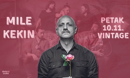 Mile Kekin promovira album 'Nježno đonom' u Vintage Industrial Baru