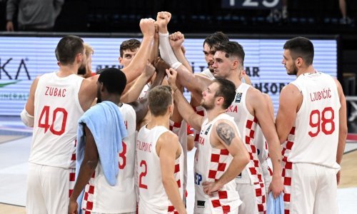 Hrvatska - Ukrajina 85:70, košarka, pretkvalifikacije za Olimpijske igre, 18.8.2023., video sažetak