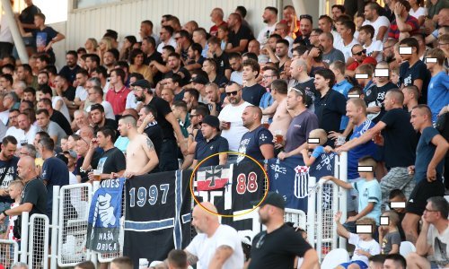 NK Rudeš se ispričao zbog nacističkih simbola koji su viđeni na tribini: Zgroženi smo!