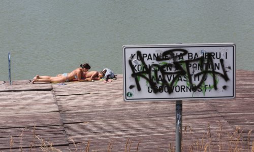 Zabranjeno je kupanje na osječkom jezeru Bajer, evo detalja