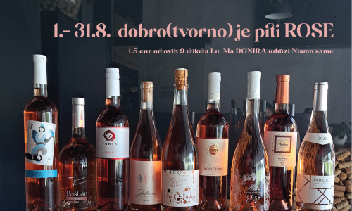 Dobro(tvorno) je piti Rose - kolovoz je vrijeme ružičastih vina i za podržati dobre stvari