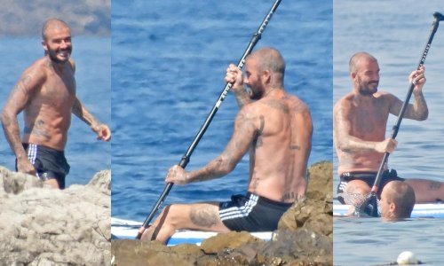 Obiteljska idila: Pogledajte kako se David Beckham zabavlja u moru kraj Lopuda