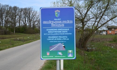 Dovršeno 1,1 milijun eura vrijedno ulaganje: Donja Posavina povezana s Moslavinom