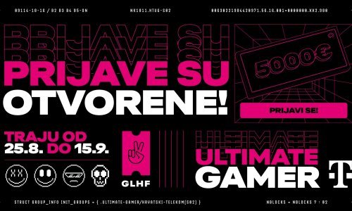 Kreće nova sezona Ultimate Gamera, amaterskog natjecanja Hrvatskog Telekoma u igranju video igara