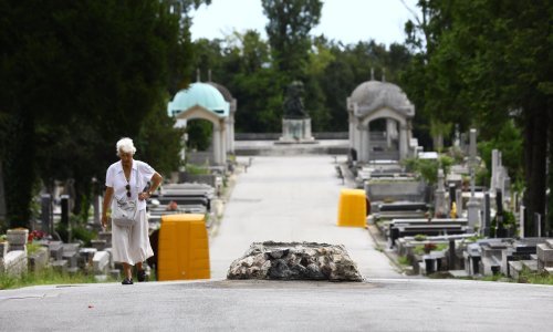 Tijekom radova na Mirogoju radnik nepažnjom srušio veliki centralni križ