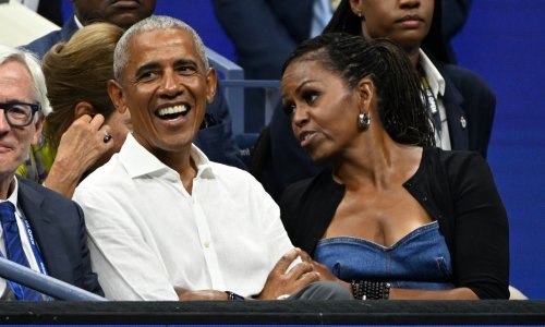 Barack i Michelle Obama u koketnom raspoloženju na US Openu