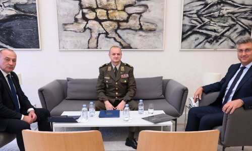 Plenković razgovarao s Ivanom Turkaljem, novim ravnateljem VSOA-e