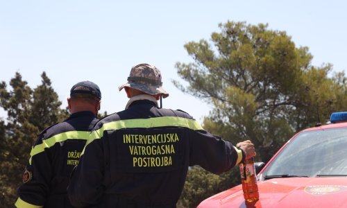 Na Visu izbio požar, na terenu vatrogasci