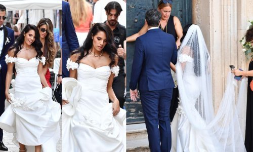 U raskošnoj vjenčanici s efektnim detaljem supruga Bojana Bogdanović ukrala pozornost