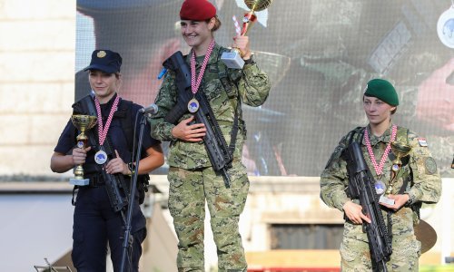 Poručnica Antolić pobjednica Štita domovine: 'Cijelu godinu kontinuirano se pripremam'