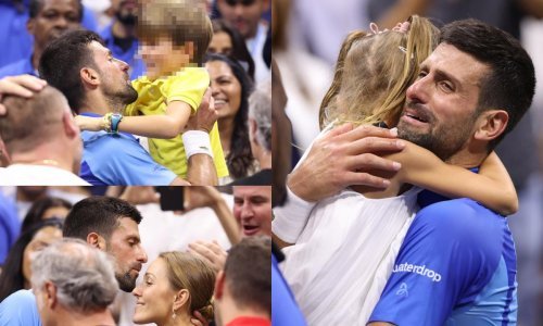 U trenutku u kojem je zagrlio sina i kćer, Novak Đoković više nije mogao zadržati suze