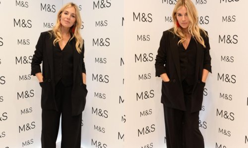 Sienna Miller ima savršeno odijelo, tako dobro da skriva čak i trudnički trbuščić