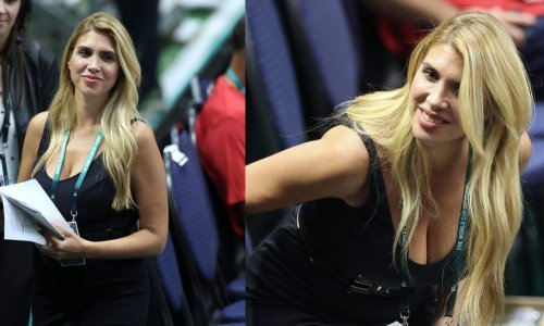 'Uhvaćena' na tribinama: Mirta Šurjak u ovoj haljini bila je magnet za poglede